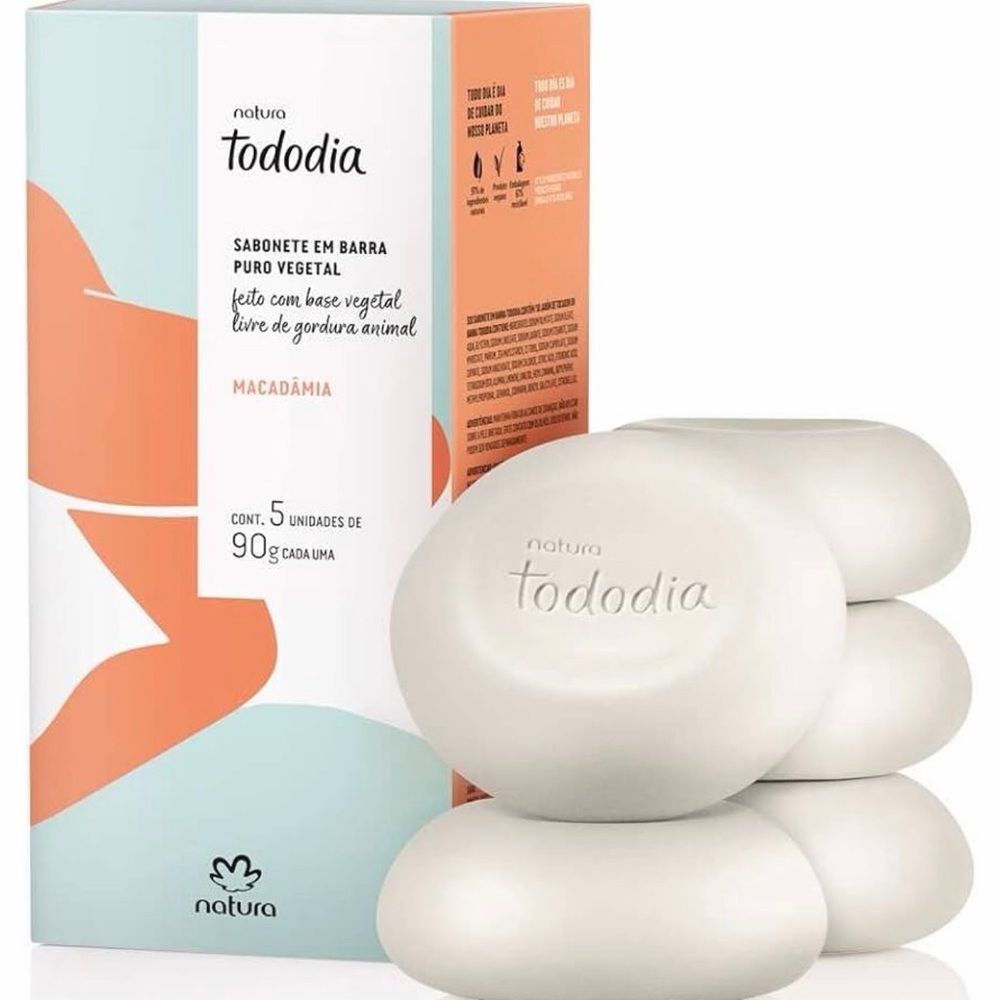 Tododia Macadamia Soap Bar Set - Cream